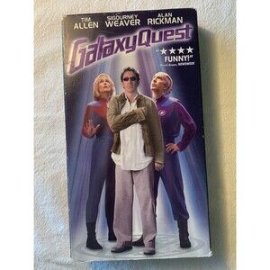 Galaxy Quest VHS 2000 Tim Allen Sigourney Weaver Alan Rickman TESTED